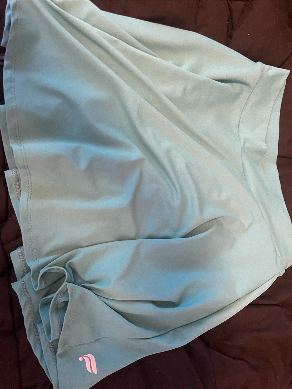 Fabletics Mint Aqua Circle Skater Skirt